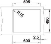 Мойка BLANCO PLEON 6 Split Silgranit черный фото 4 в Новосибирске