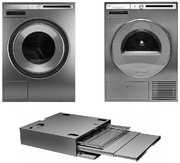 Asko Logic 12 (стиральная машина W4086C.T/3 + сушильная машина T408HD.T.P + выдвижная полка с корзиной HDB1153T)