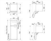 Холодильник Smeg FAB30LRD3 фото 3 в Новосибирске