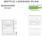 Винный шкаф Dunavox DAV-32.81DW.TO фото 4 в Новосибирске