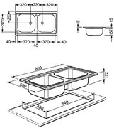 Мойка Смег LX862-2 фото 2 в Новосибирске Мойка Smeg LX862-2 фото 2 в Новосибирске