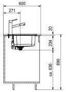 Мойка Франке BCX 610-42 TL сталь фото 4 в Новосибирске Мойка Franke BCX 610-42 TL сталь фото 4 в Новосибирске