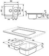Мойка Смег SRO3416 фото 3 в Новосибирске Мойка Smeg SRO3416 фото 3 в Новосибирске