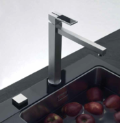 Смеситель Franke Planar Crystal хром/черный фото 3 в Новосибирске