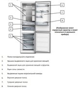 Холодильник Korting KNFC 61887 W фото 3 в Новосибирске