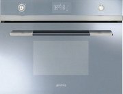 Компактный духовой шкаф с пароваркой Smeg SF4120VCS