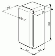 Холодильник Smeg FAB10HRIT фото 3 в Новосибирске