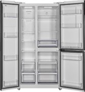 Холодильник Hyundai CS6073FV белое стекло фото 3 в Новосибирске