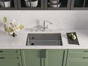 Смеситель Omoikiri KARATSU-S BN нержавеющая сталь фото 4 в Новосибирске