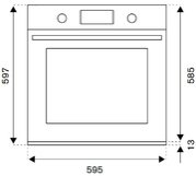Духовой шкаф Bertazzoni F6011PROPLN/23 фото 4 в Новосибирске