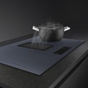 Индукционная варочная панель со встроенной вытяжкой Smeg HOBD182DG фото 4 в Новосибирске