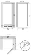 Винный шкаф Dunavox DX-70.258B фото 4 в Новосибирске
