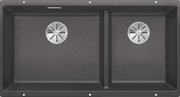 Мойка BLANCO SUBLINE 480/320-U Silgranit темная скала фото в Новосибирске