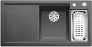 Мойка Бланко AXON II 6 S (чаша справа) керамика клапан-автомат InFino® базальт фото в Новосибирске Мойка Blanco AXON II 6 S (чаша справа) керамика клапан-автомат InFino® базальт фото в Новосибирске