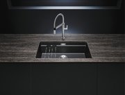 Мойка Blanco Etagon 700-U Silgranit черный клапан-автомат InFino 525891 фото 3 в Новосибирске