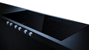 Индукционная варочная поверхность с вытяжкой Kuppersbusch KMI 12850.0 SR-E Black Chrome фото 3 в Новосибирске