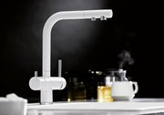 Смеситель Бланко FONTAS II 525141 Silgranit белый фото 2 в Новосибирске Смеситель Blanco FONTAS II 525141 Silgranit белый фото 2 в Новосибирске
