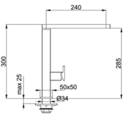 Смеситель Franke Centinox нержавеющая сталь фото 2 в Новосибирске