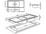 Мойка Смег LG116D фото 2 в Новосибирске Мойка Smeg LG116D фото 2 в Новосибирске