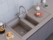 Мойка Омойкири Kitagawa 100-2 WG фото 4 в Новосибирске Мойка Omoikiri Kitagawa 100-2 WG фото 4 в Новосибирске