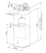 Вытяжка Faber CYLINDRA ISOLA GLOSS  EG10 W A37 фото 2 в Новосибирске