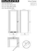 Винный шкаф Dunavox DX-143.468B фото 4 в Новосибирске
