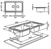 Мойка Смег LG862 фото 2 в Новосибирске Мойка Smeg LG862 фото 2 в Новосибирске