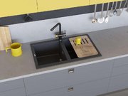 Мойка Omoikiri Banzen 86-2 GR фото 3 в Новосибирске