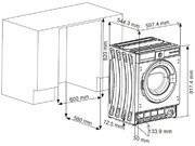 Встраиваемая стиральная машина KRONA KALISA 1400 8K WHITE фото 4 в Новосибирске