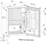 Минибар Dometic RH 430 NTE фото 4 в Новосибирске