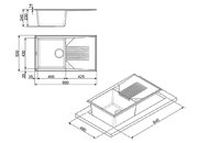 Мойка Smeg LSEQ861A фото 2 в Новосибирске
