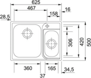 Мойка Франке ZOX 660 фото 3 в Новосибирске Мойка Franke ZOX 660 фото 3 в Новосибирске