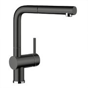 Смеситель Бланко Linus-S керамика черный фото в Новосибирске Смеситель Blanco Linus-S керамика черный фото в Новосибирске