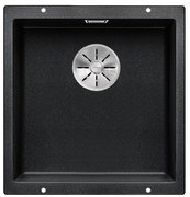 Мойка Бланко SUBLINE 400-U SILGRANIT отводная арматура InFino® антрацит фото в Новосибирске Мойка Blanco SUBLINE 400-U SILGRANIT отводная арматура InFino® антрацит фото в Новосибирске