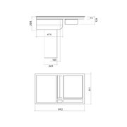 Варочная панель FALMEC Design+ MODULA/M2 (84 х 51) фото 3 в Новосибирске