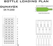 Винный шкаф Dunavox DX-74.230DW фото 4 в Новосибирске