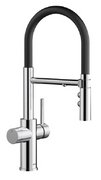 Смеситель 3-в-1 Бланко CATRIS-S Flexo Filter 526705 хром фото в Новосибирске Смеситель 3-в-1 Blanco CATRIS-S Flexo Filter 526705 хром фото в Новосибирске