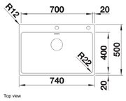 Мойка BLANCO ANDANO 700-IF/A нержавеющая сталь, клапан-автомат фото 3 в Новосибирске Мойка BLANCO ANDANO 700-IF/A нержавеющая сталь, клапан-автомат фото 3 в Новосибирске