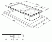 Мойка Смег LV100S фото 2 в Новосибирске Мойка Smeg LV100S фото 2 в Новосибирске