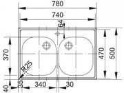 Мойка Franke ETX 620-50 фото 3 в Новосибирске