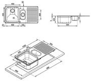 Мойка Смег LTS102S-2 фото 3 в Новосибирске Мойка Smeg LTS102S-2 фото 3 в Новосибирске