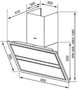 Вытяжка Smeg KCVB9B фото 2 в Новосибирске