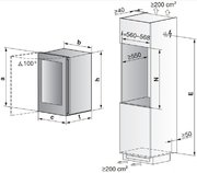 Встраиваемый винный шкаф V-ZUG WineCooler V4000 90 WC4T-51102 R черное стекло фото 4 в Новосибирске