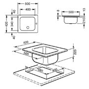 Мойка Smeg VS34-P3 фото 2 в Новосибирске