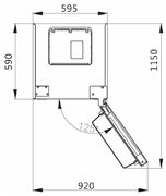 Холодильник Korting KNFC 62029 X фото 3 в Новосибирске