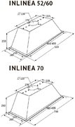 Встраиваемая вытяжка Kuppersberg INLINEA 70 WX фото 4 в Новосибирске