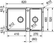 Мойка Франке BWX 120-41-27 сталь фото 4 в Новосибирске Мойка Franke BWX 120-41-27 сталь фото 4 в Новосибирске