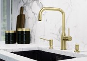 Дозатор для жидкого мыла Blanco LIVIA 526698 сатиновое золото фото 2 в Новосибирске