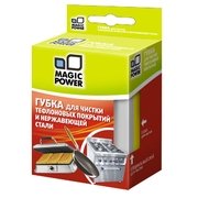 Губка для чистки тефлоновых покрытий и нержавеющей стали Magic Power MP-509 Губка для чистки тефлоновых покрытий и нержавеющей стали Magic Power MP-509