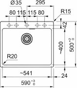 Мойка Франке MRG 610-54 FTL черный матовый фото 3 в Новосибирске Мойка Franke MRG 610-54 FTL черный матовый фото 3 в Новосибирске